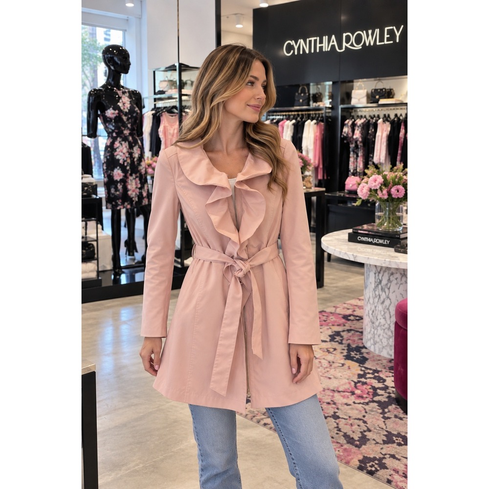 Cynthia Rowley ladies trench coat S